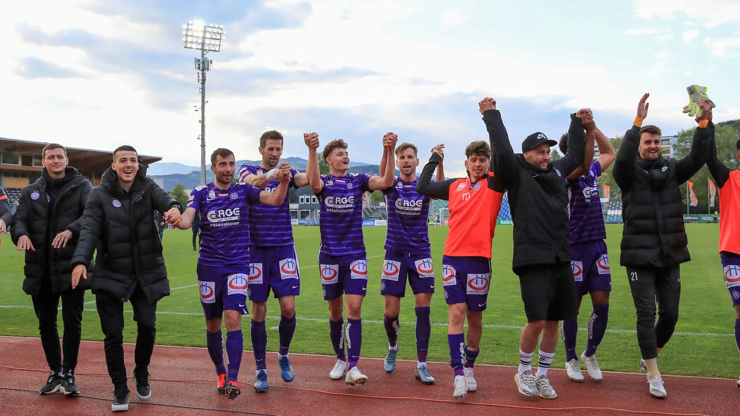 Die Austria qualifizierte sich durch den Play-off-Sieg gegen Wolfsberg für den Europacup.
