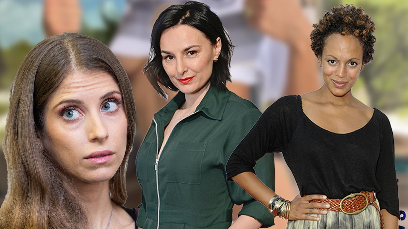 v.l.n.r. Cathy Hummels, Mimi Fiedler, Milka Loff Fernandes