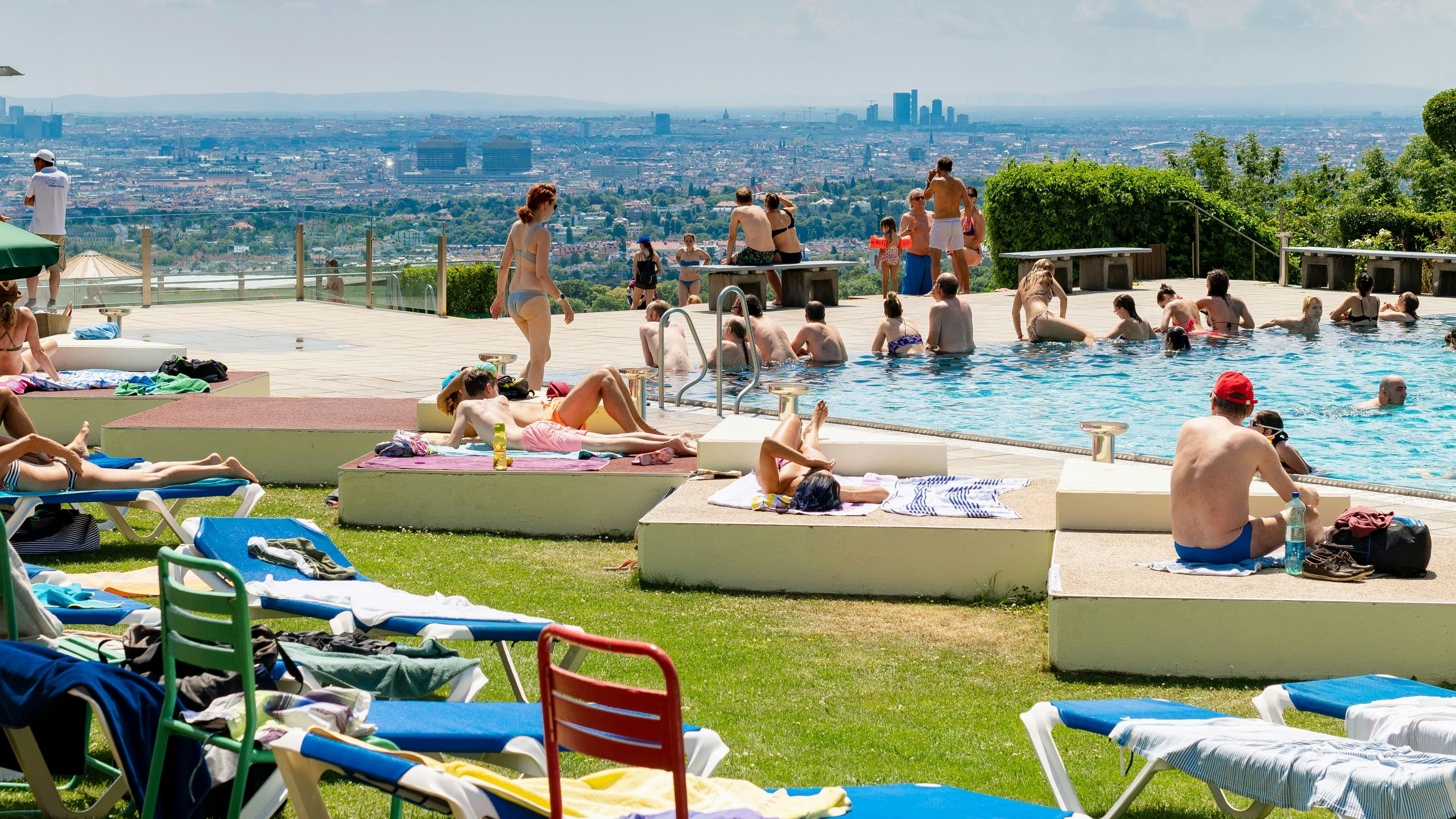 Das Krapfenwaldbad in Wien-Döbling