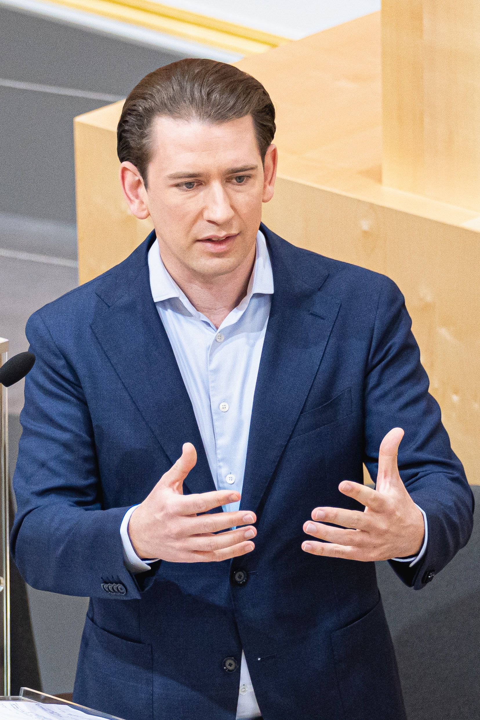 Bundeskanzler Sebastian Kurz gab im Nationalrat ein Corona-Update.