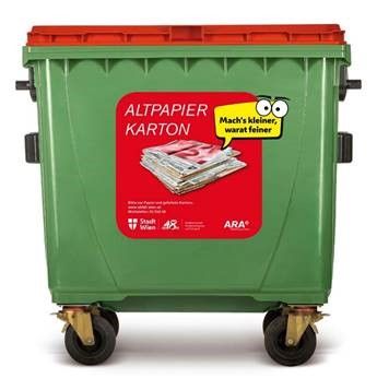 Der neue Slogan der MA 48: "Mach's kleiner, warat feiner"