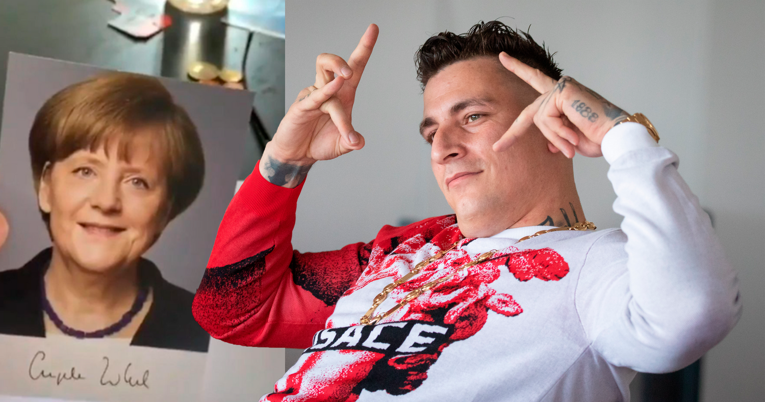 Der Rapper freute sich über die Post.