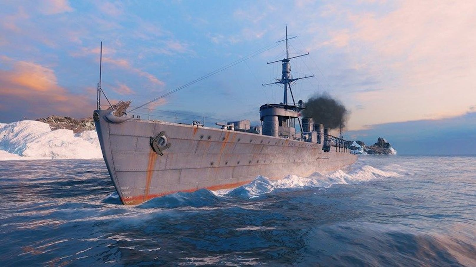 Grafisch überrascht "World of Warships" ungemein. Der Free-to-Play-Titel bietet auch neben den bereits erwähnten, sehr detaillierten Schiffen tolle Effekte und Umgebungen.