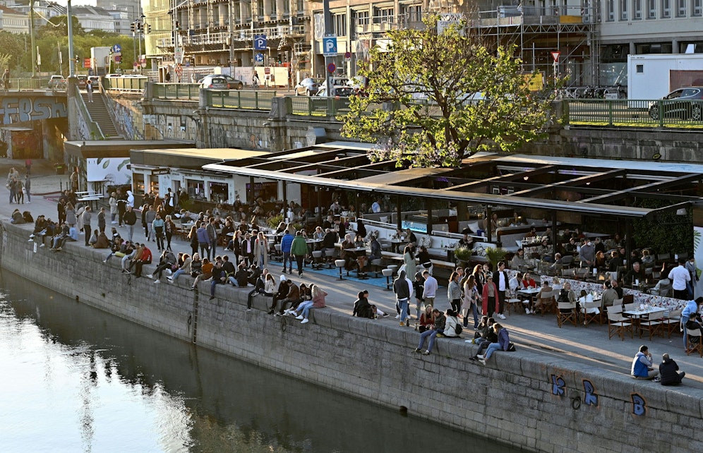 Blick auf den Donaukanal in Wien (Archivfoto)
