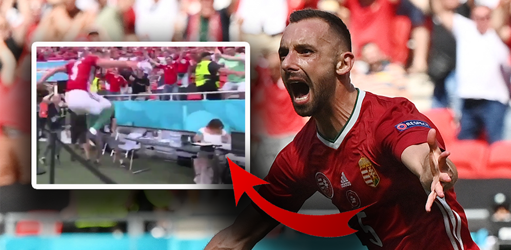 Attiola Fiola erschreckt eine Journalistin. 