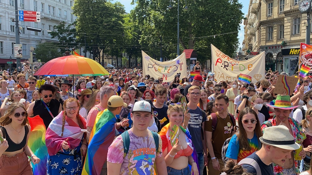 Regenbogenparade 2021 in Wien
