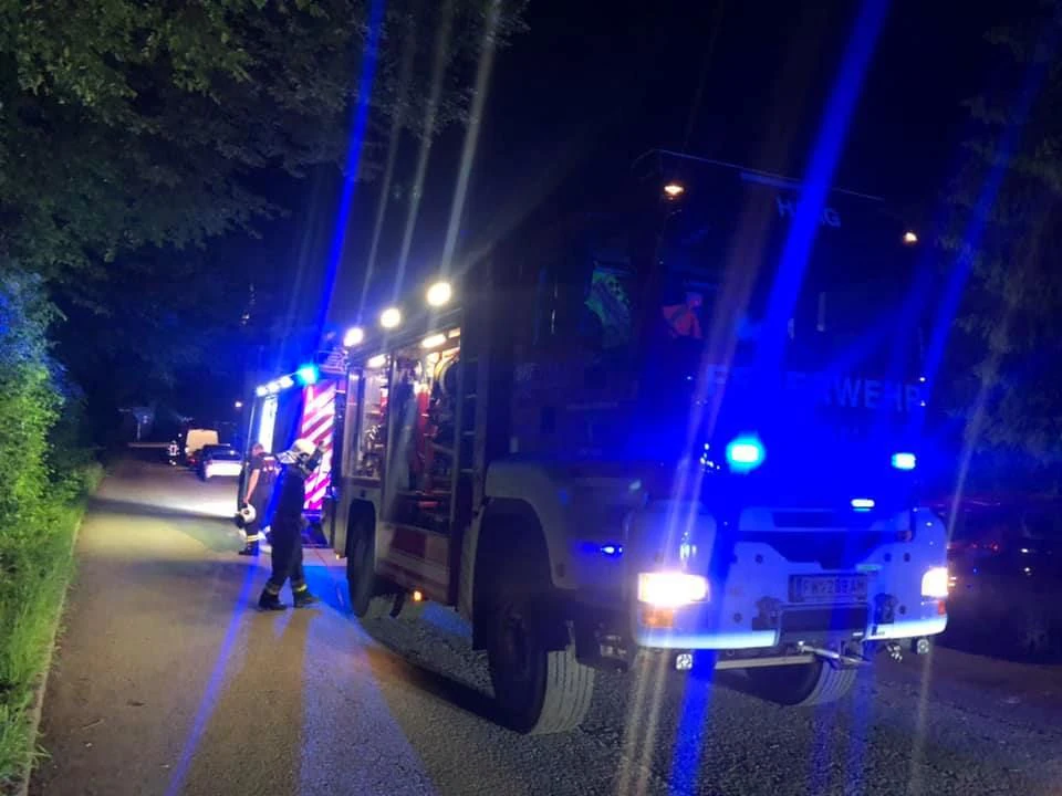 Die Feuerwehr Haag rückte sofort aus.