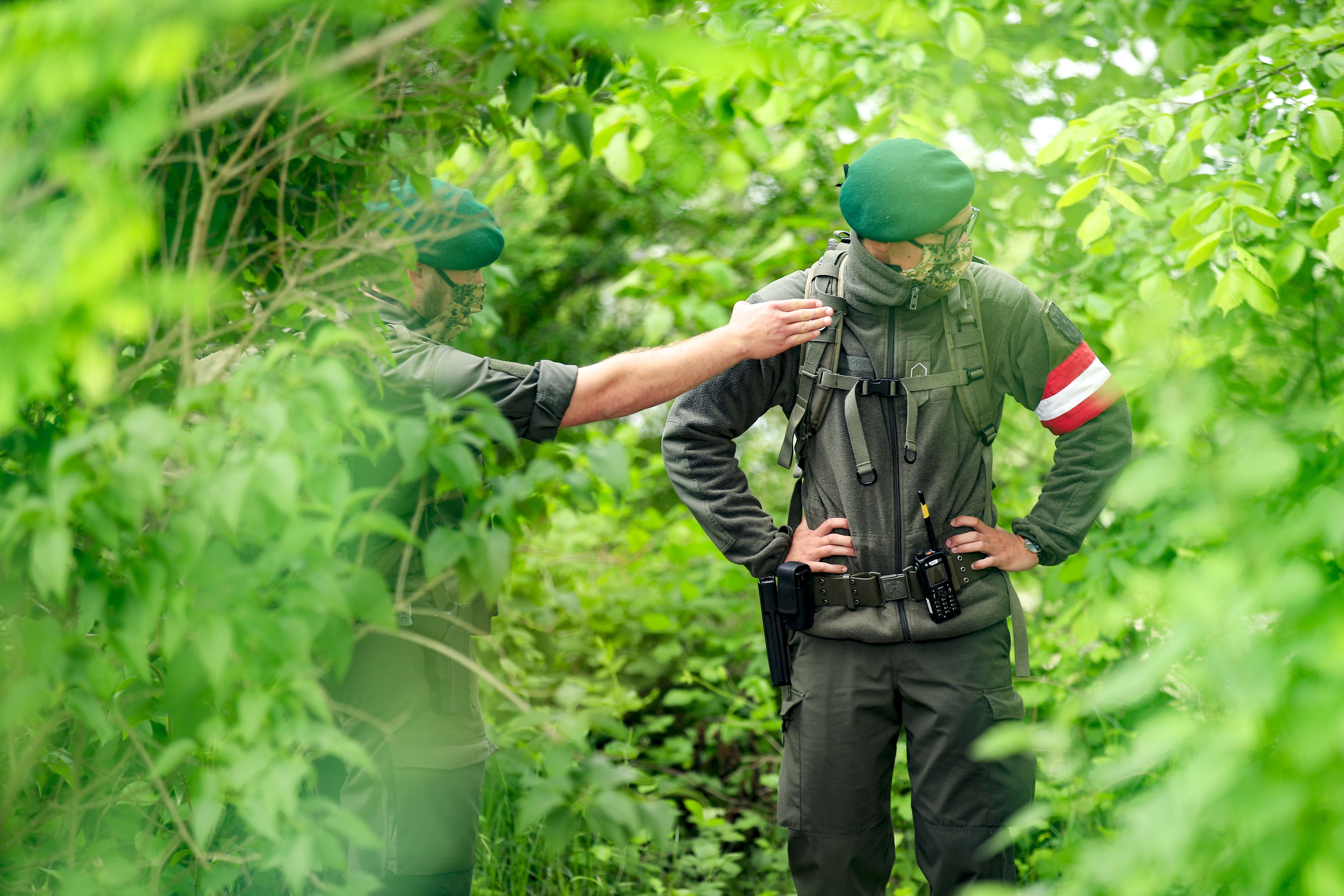Milizsoldaten des Bundesheeres im Einsatz zur Grenzraumüberwachung. Archivbild
