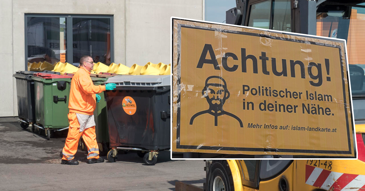 Die Schilder werden nun von Mitarbeitern der MA 48 entfernt