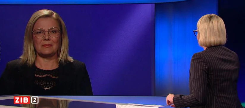Politologin Kathrin Stainer-Hämmerle in der ZiB2 am 2. Juni 2021
