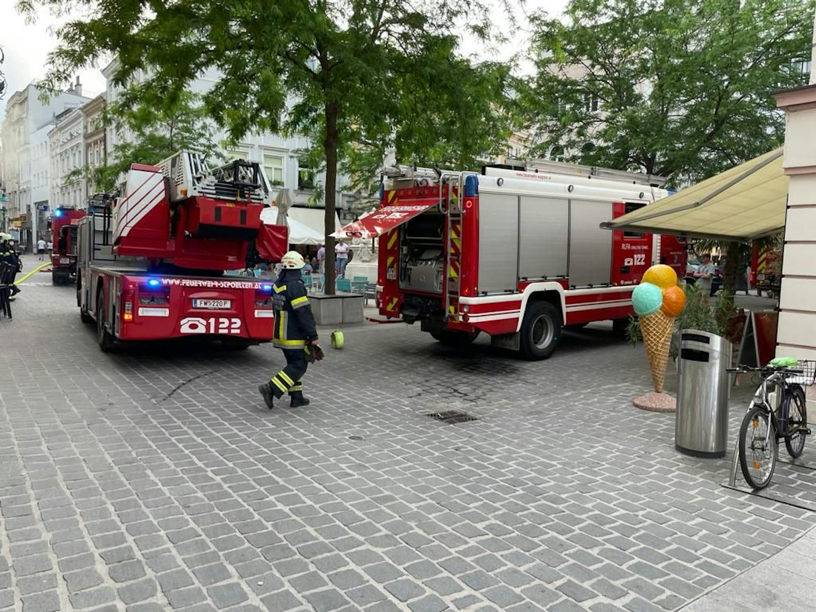 In St. Pölten ist es am Sonntag zu einem Feuerwehreinsatz gekommen.