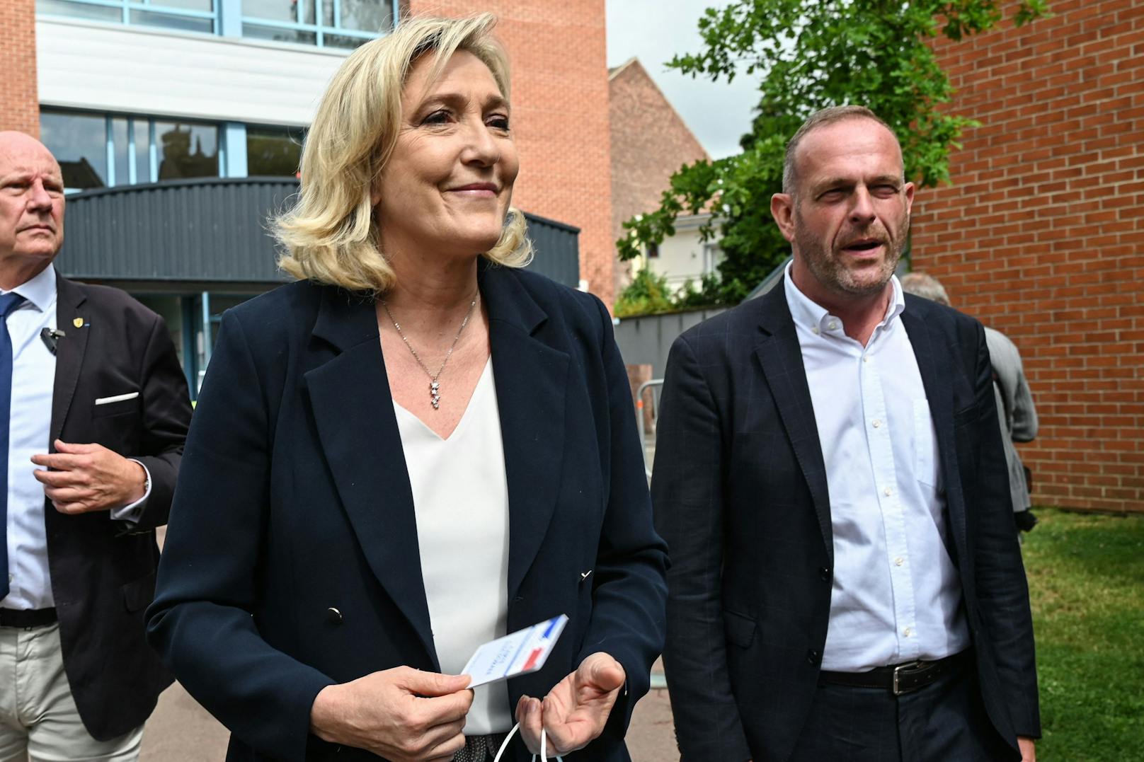 Die Chefin der französischen Rechtsaußen-Partei Rassemblement National Marine Le Pen.