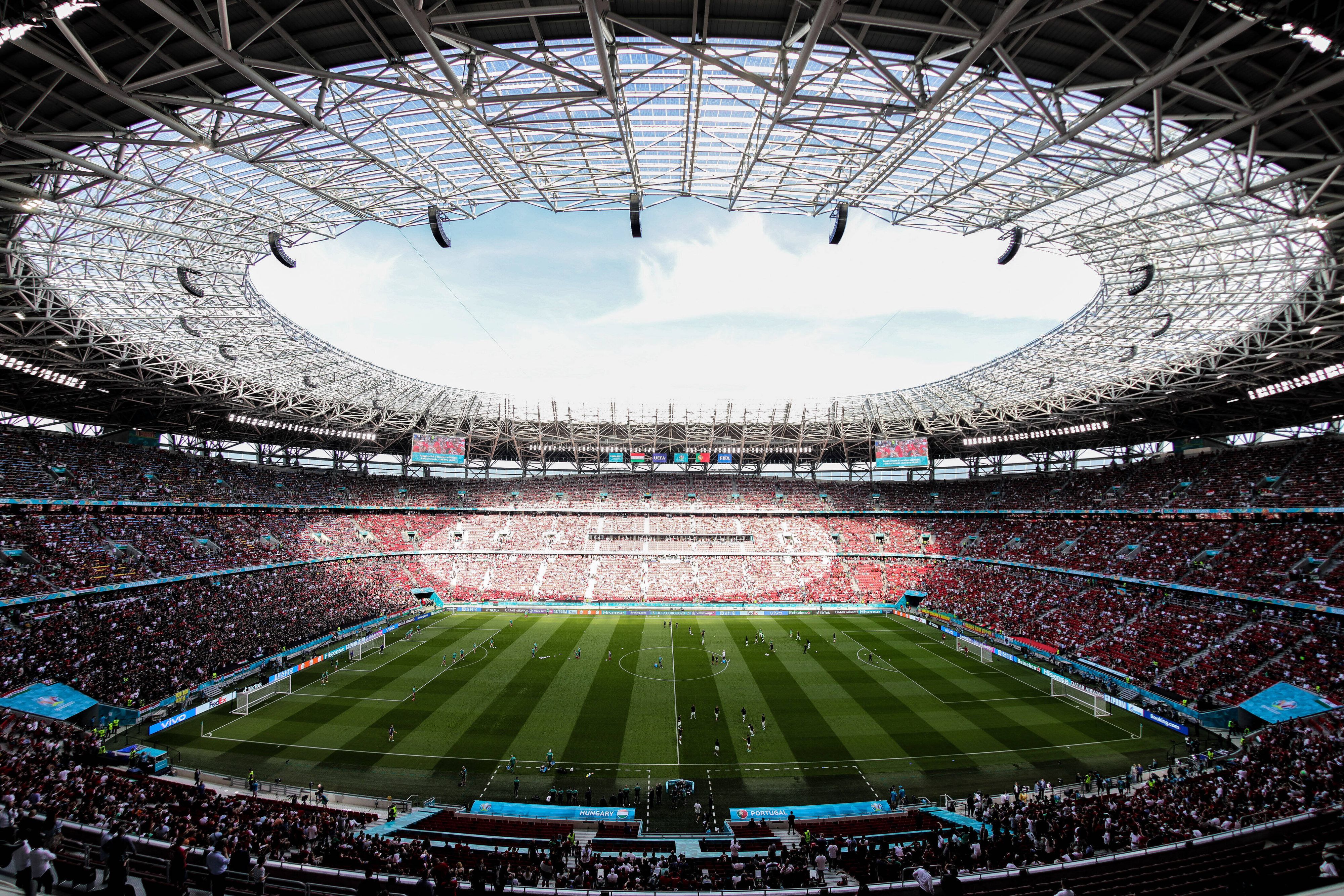Das Stadion in Budapest