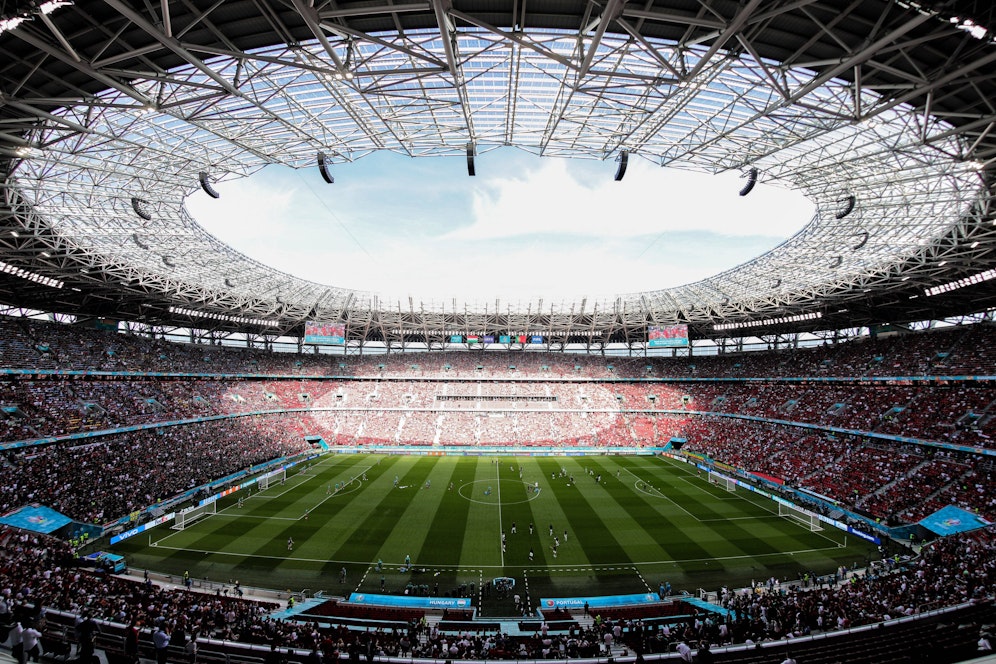 Das Stadion in Budapest