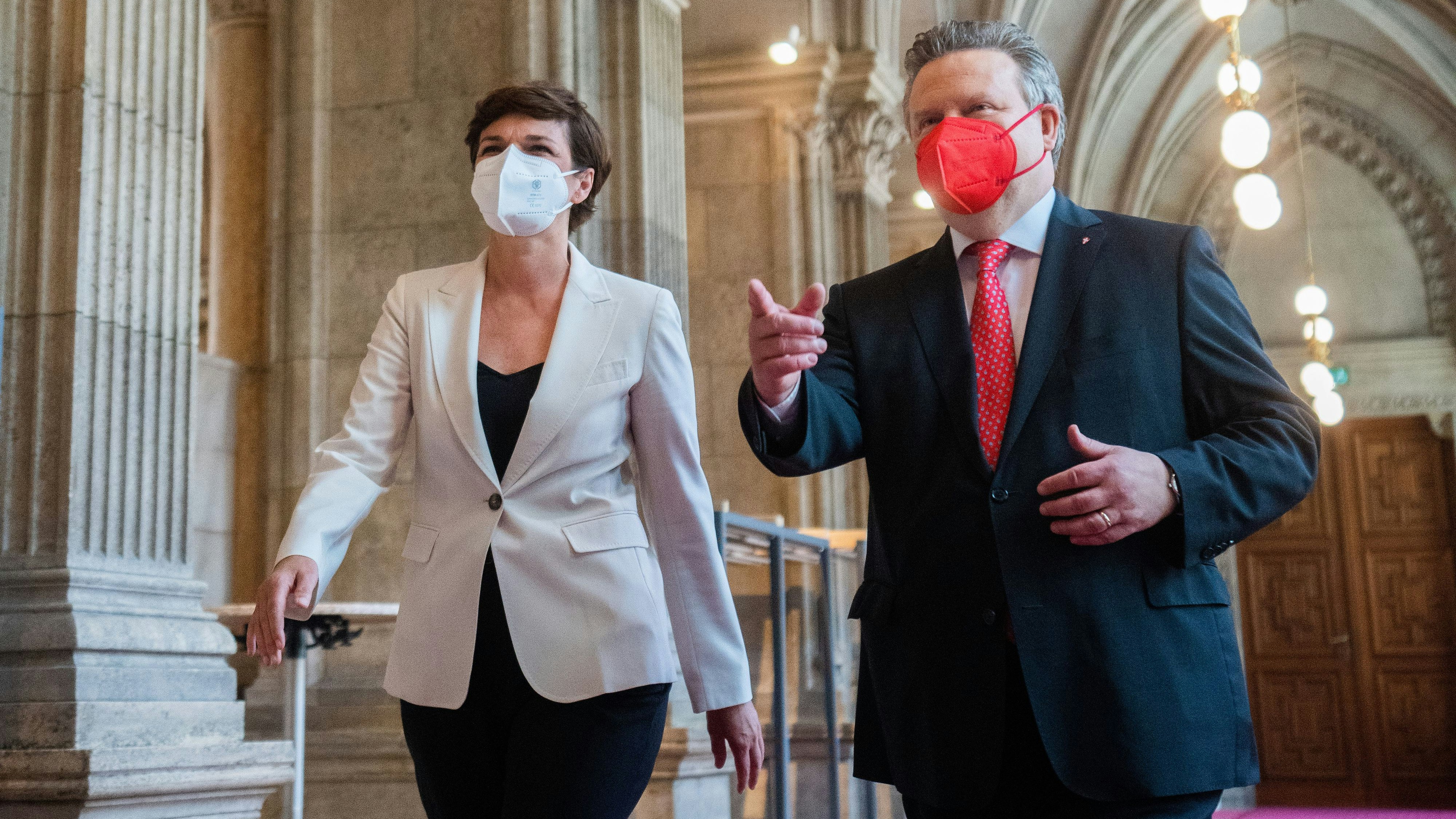 Pamela Rendi-Wagner und Michael Ludwig