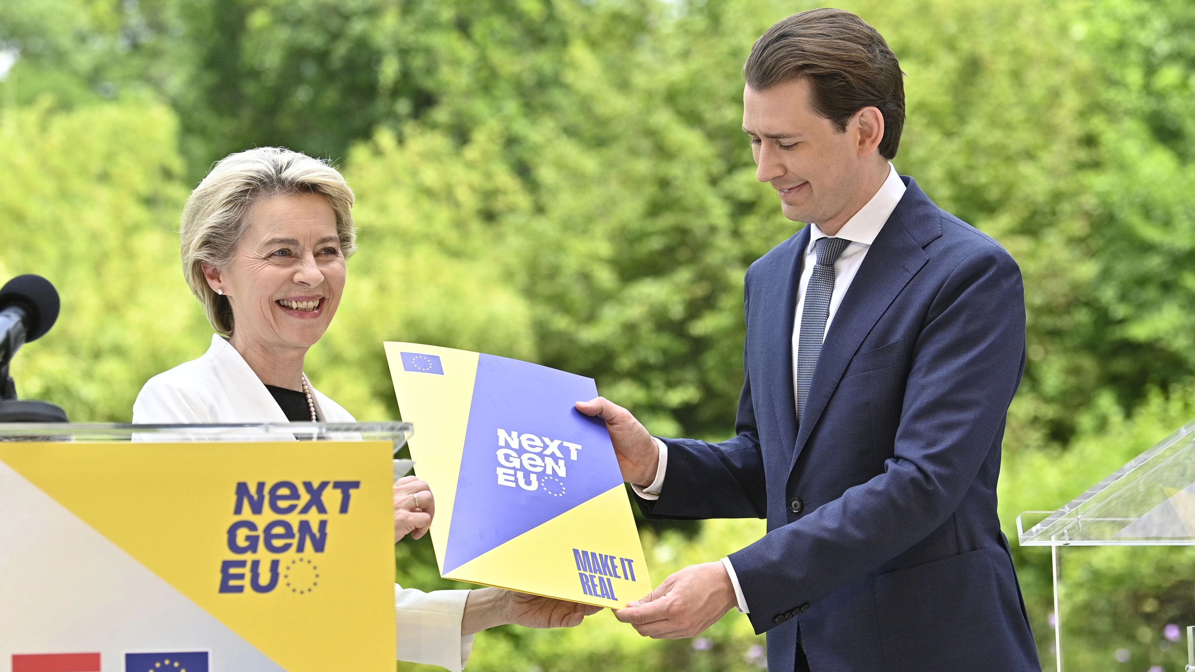 Ursula von der Leyen mit Sebastian Kurz