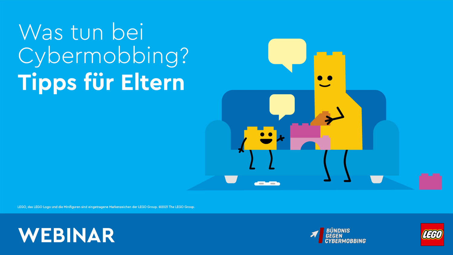 LEGO GmbH engagiert sich gegen Cybermobbing.