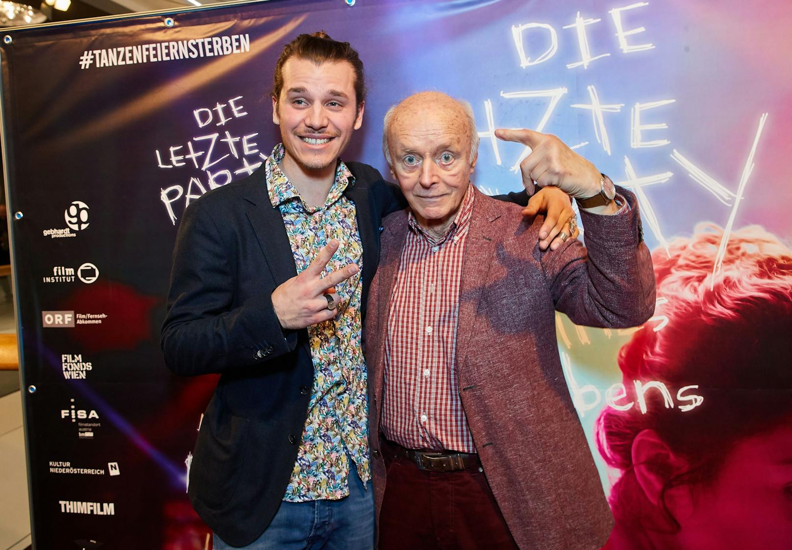 Peter Elstner mit Schauspiel-Enkel <strong>Fabian Ungar</strong>&nbsp;("SOKO Kitzbühel"), 2021