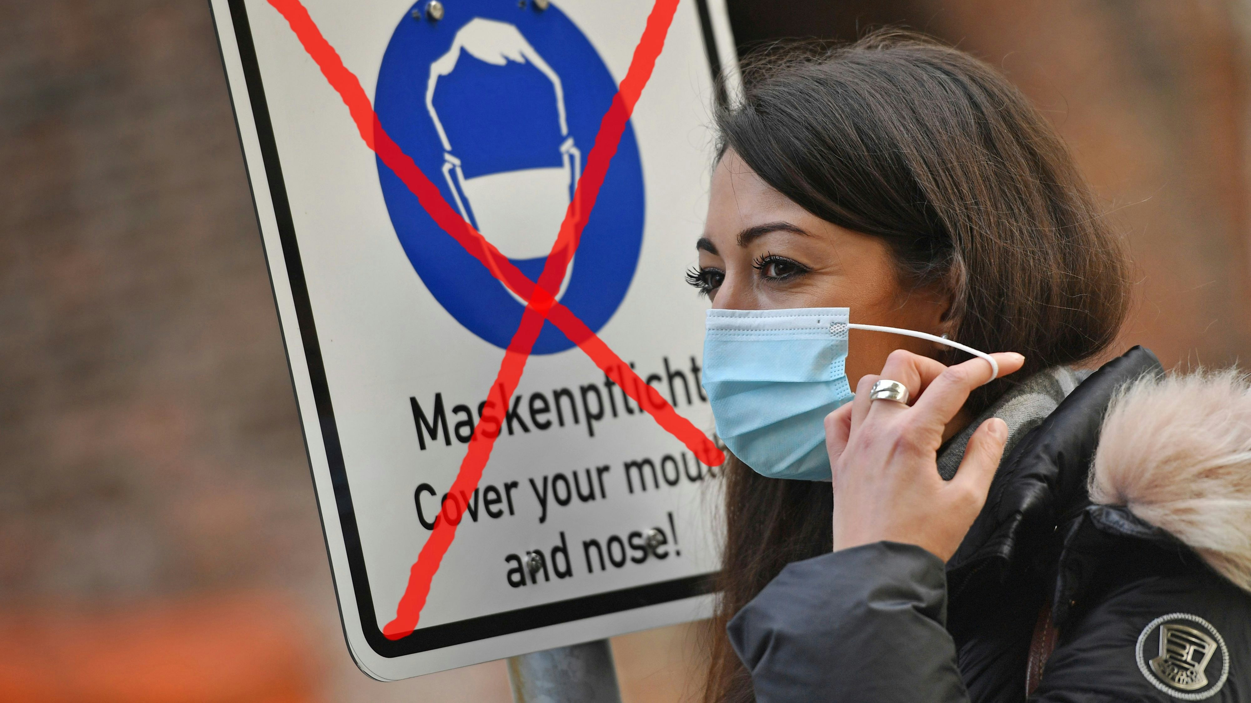 Wann endet die Maskenpflicht? Diese sei "kein Dauerzustand", betonte die Regierung.