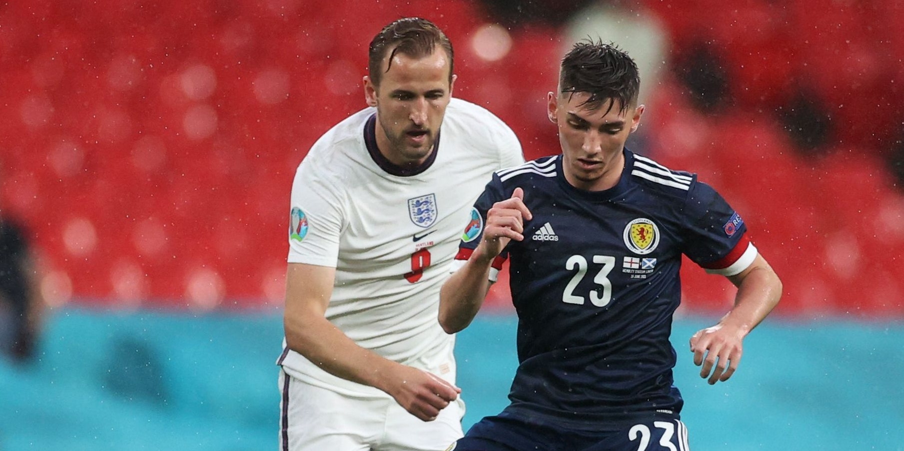 Gilmour im Duell mit England-Star Kane