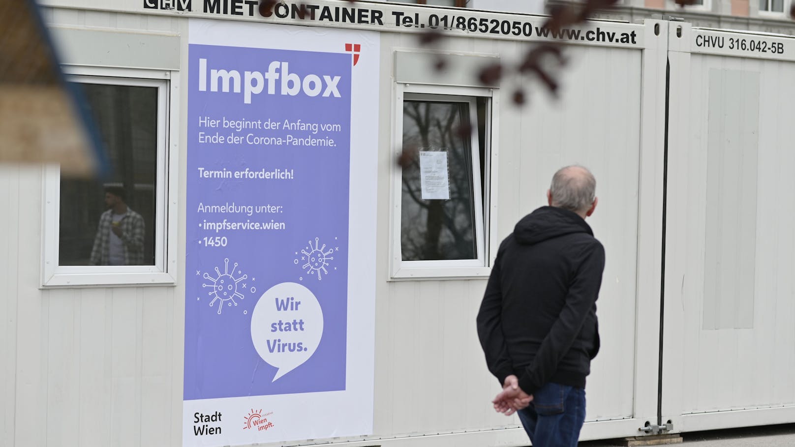Eine "Impfbox" in Wien (Symbolbild)