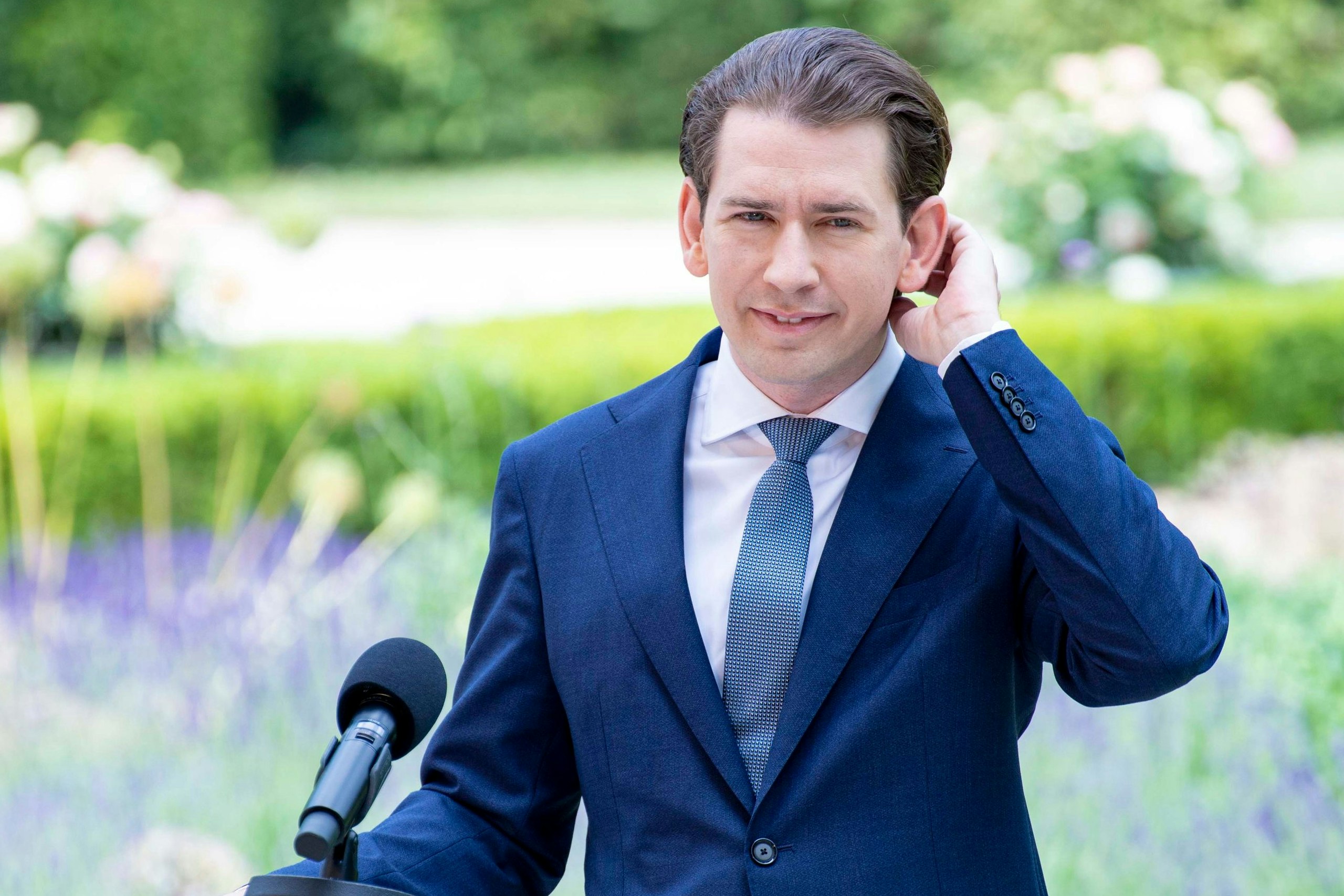 "Wir haben mit der 3G-Regel in Österreich ein sehr gutes Sicherheitsnetz", sagt Kanzler Kurz.