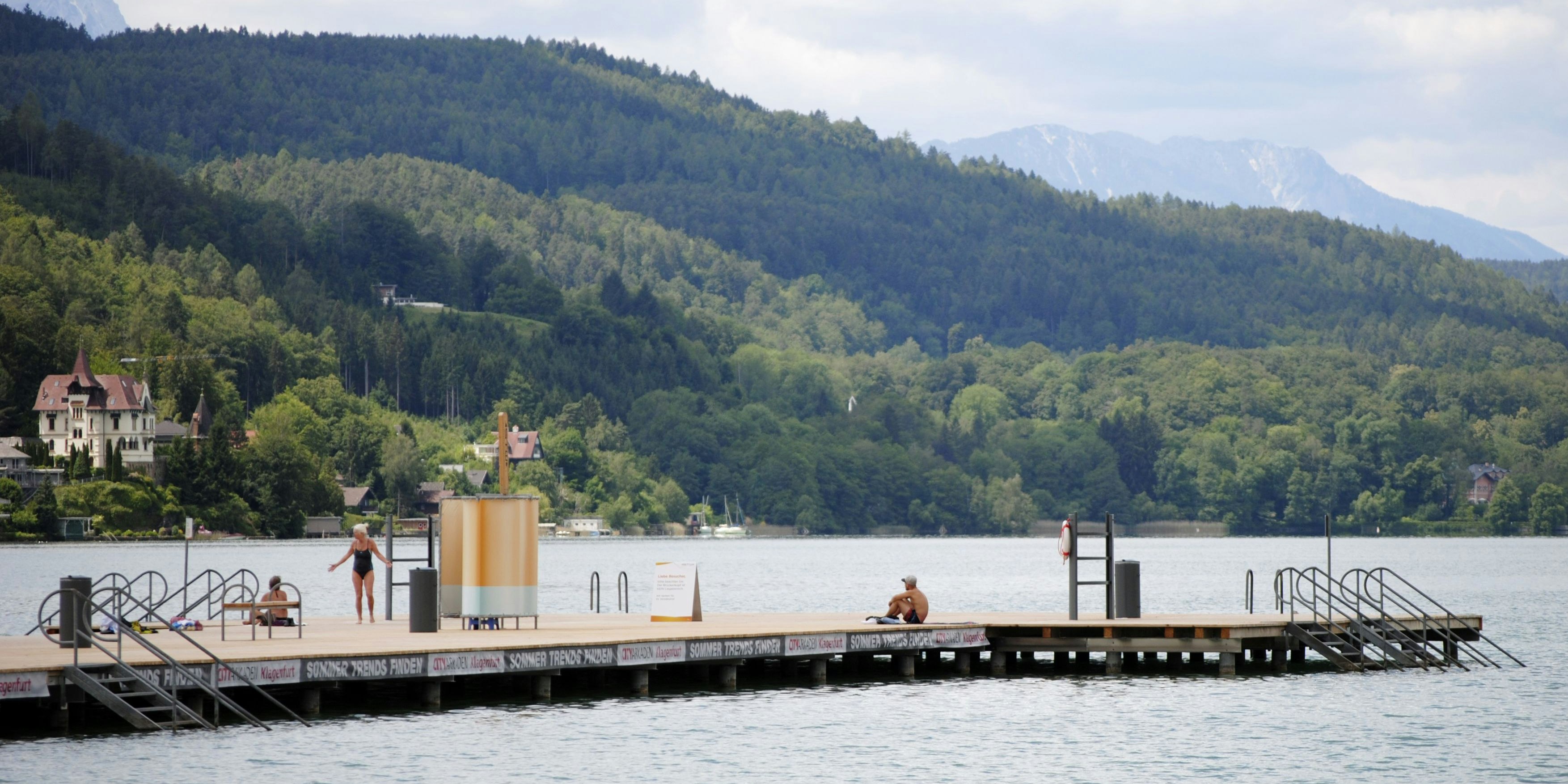 Das Strandbad in Klagenfurt