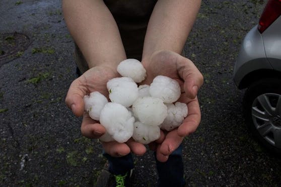Großhagel im Waldviertel
