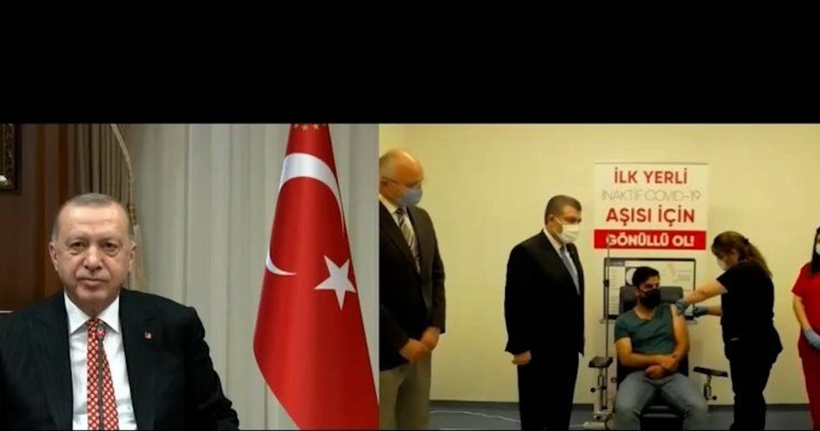 Erdogan freut sich über den eigenen Impfstoff "Turkovac"
