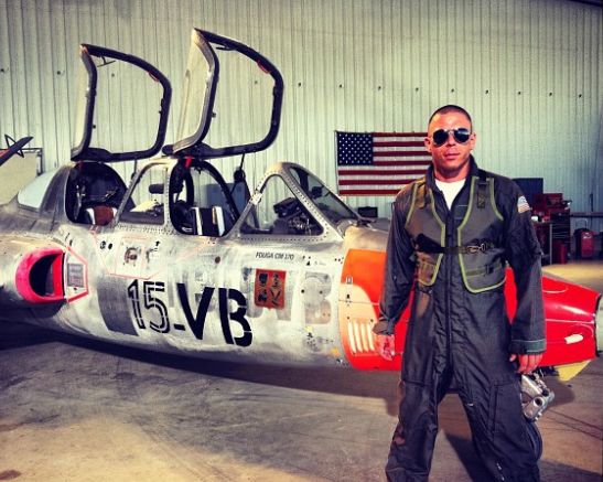 Mick Blue während der Dreh-Arbeiten zu "Top Guns"