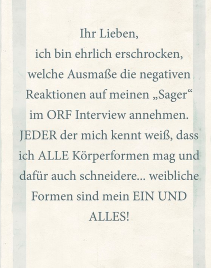 Die Entschuldigung von Lena Hoschek 