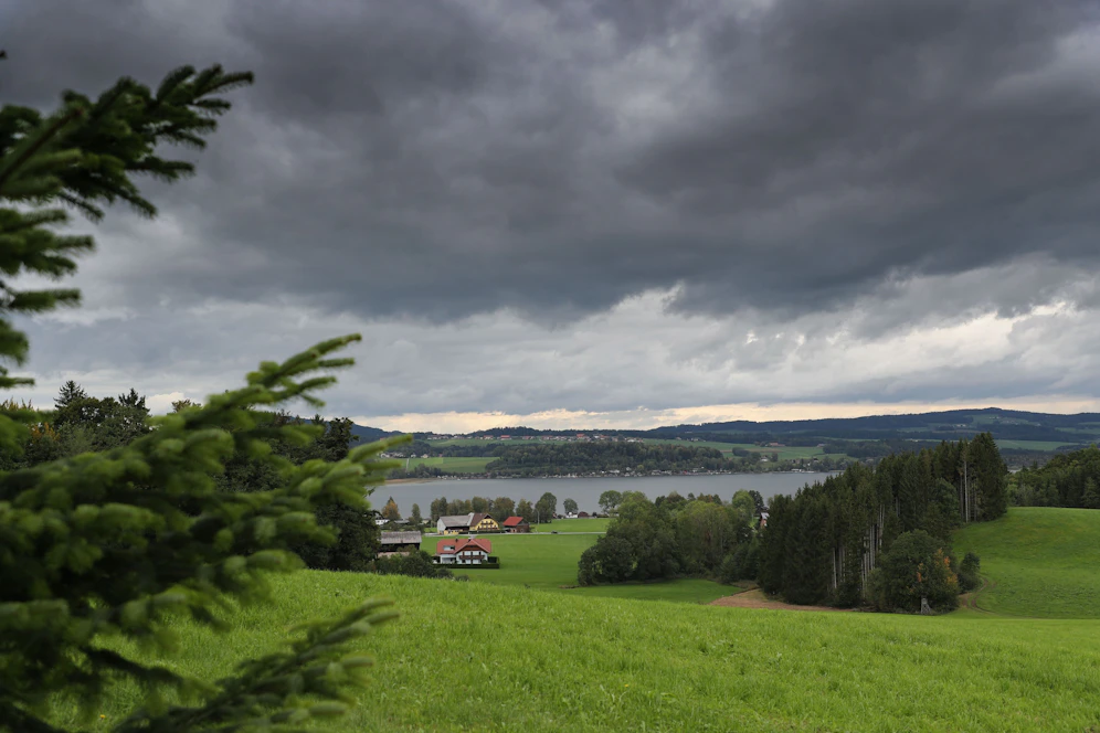 Gewitter über dem Wallersee
