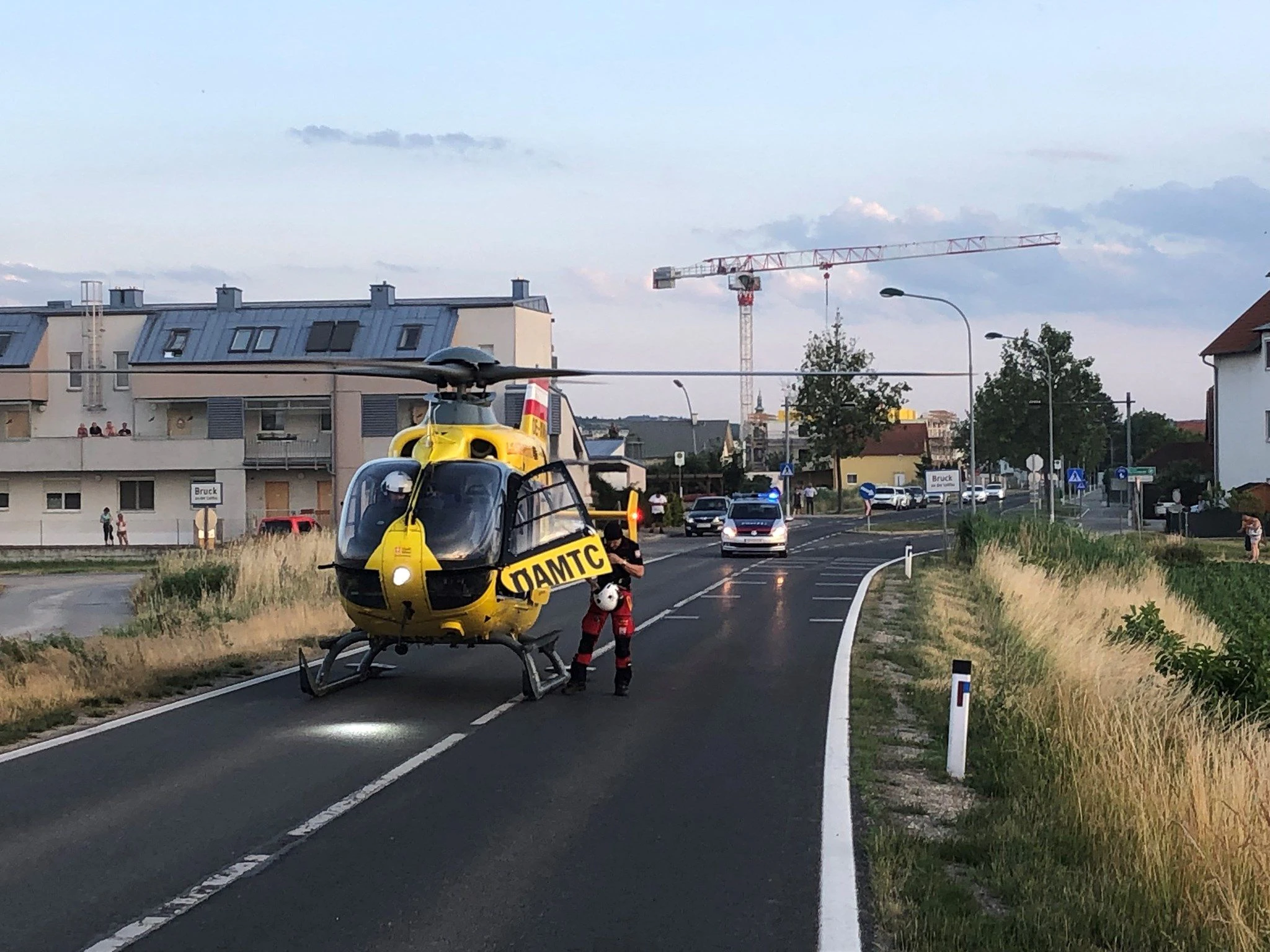 Ein Foto von der Unfallstelle.