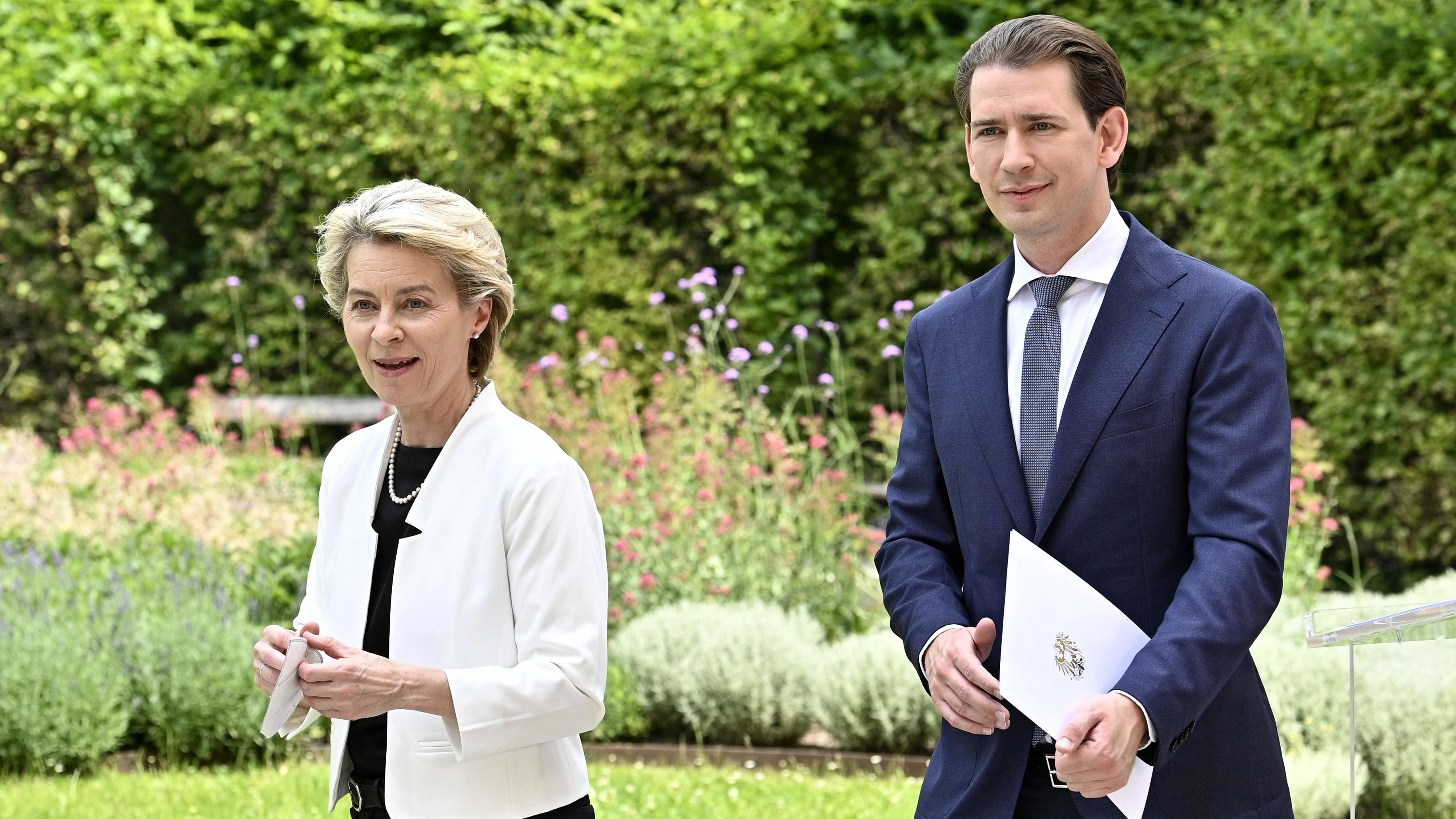 Ursula Von der Leyen und Sebastian Kurz