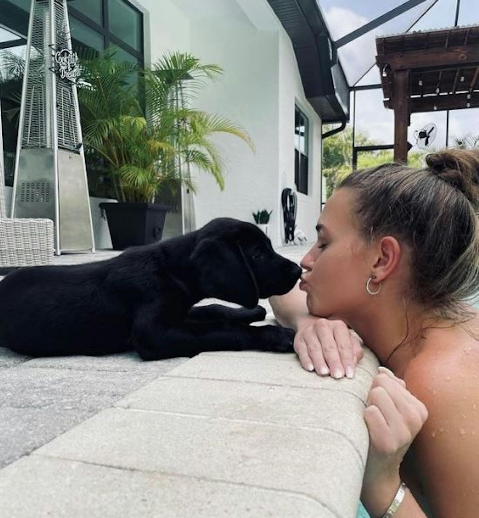 Michael Wendlers Ehefrau Laura Müller hat ihrem Hund einen eigenen Instagram-Account eingerichtet. "Ich will dich küssen, Mami", schrieb sie zu dem Foto. 