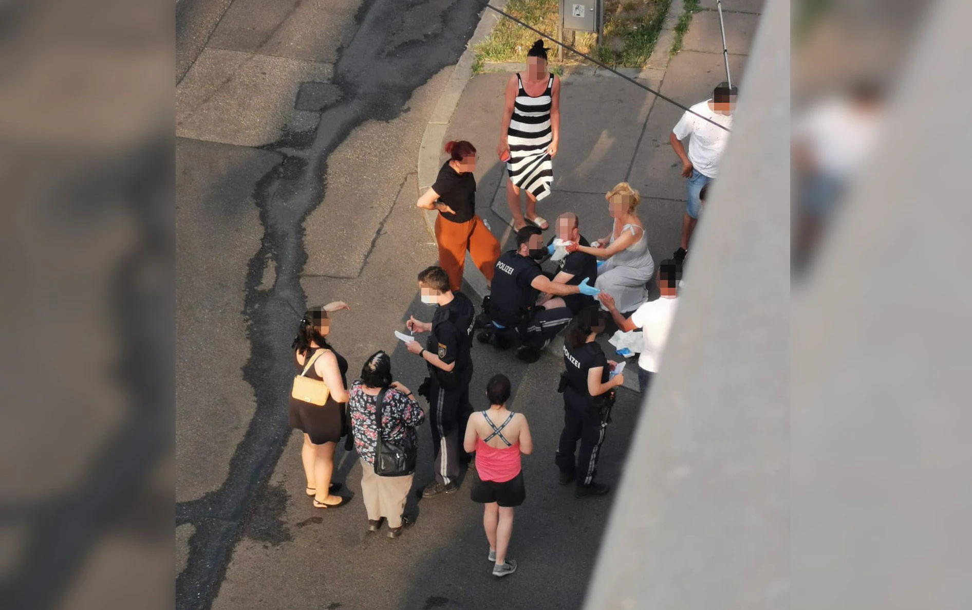 Die Polizei war vor Ort.
