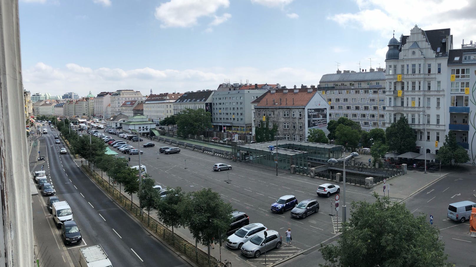 Der Naschmarkt-Parkplatz wird neu gestaltet