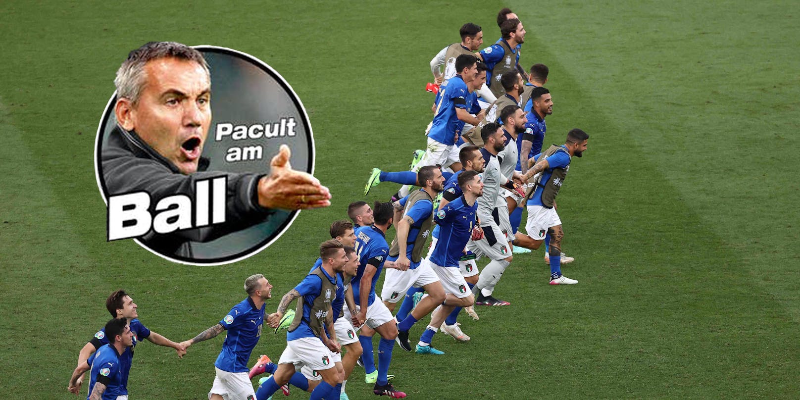 Peter Pacult analysiert die Italiener.