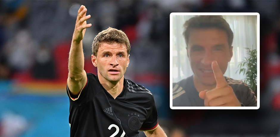 Thomas Müller hat sich "locker weitergeschaukelt". 