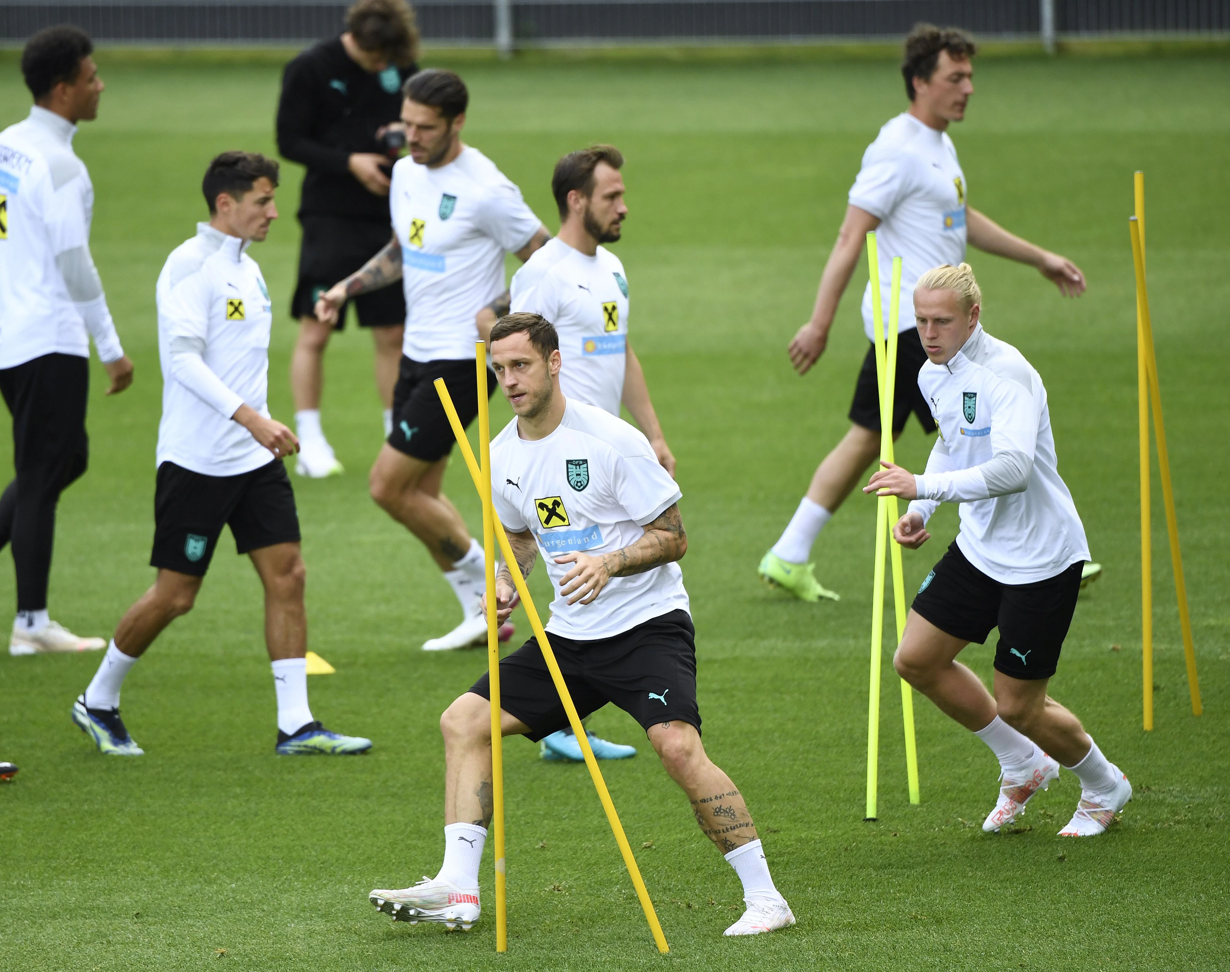 Österreich beim Training in Seefeld