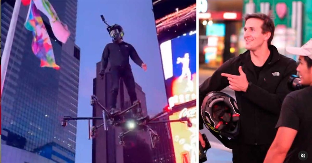 Hunter Kowald meint, eines der ersten funktionstüchtigen Hoverboards der Welt konstruiert zu haben.