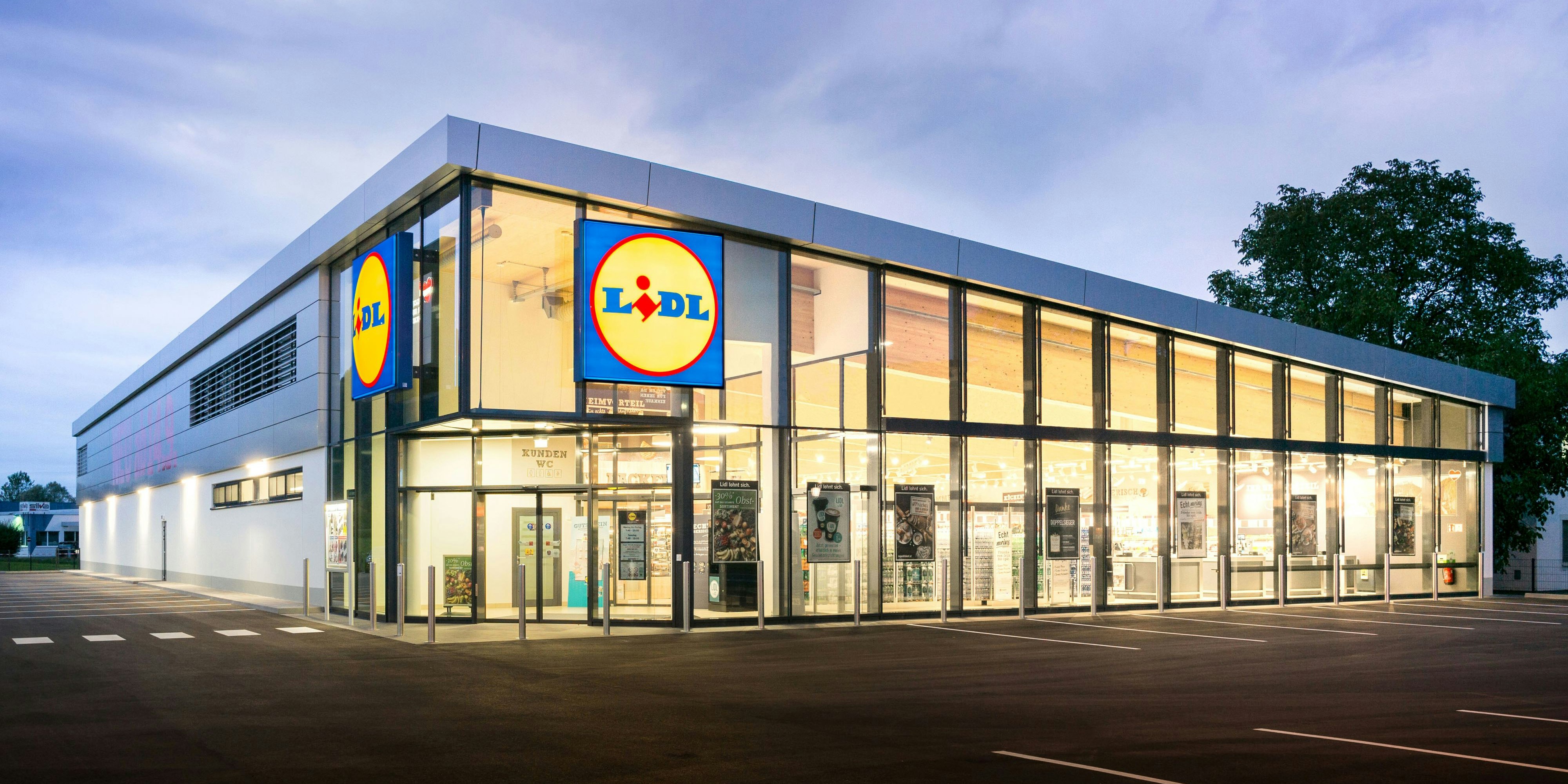 Eine Lidl-Filiale in Österreich. Symbolbild