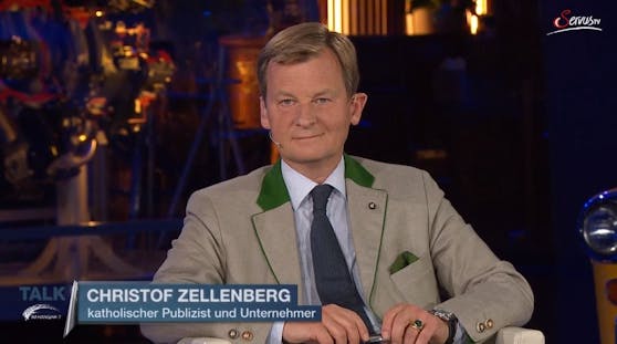 Der katholische Journalist Christoph Zellenberg sorgt mit einen Aussagen fast für einen Sendungs-Abbruch.