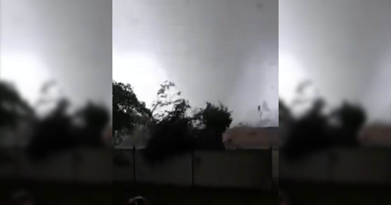 Der Tornado zog mitten auf das Haus eines NÖlers zu