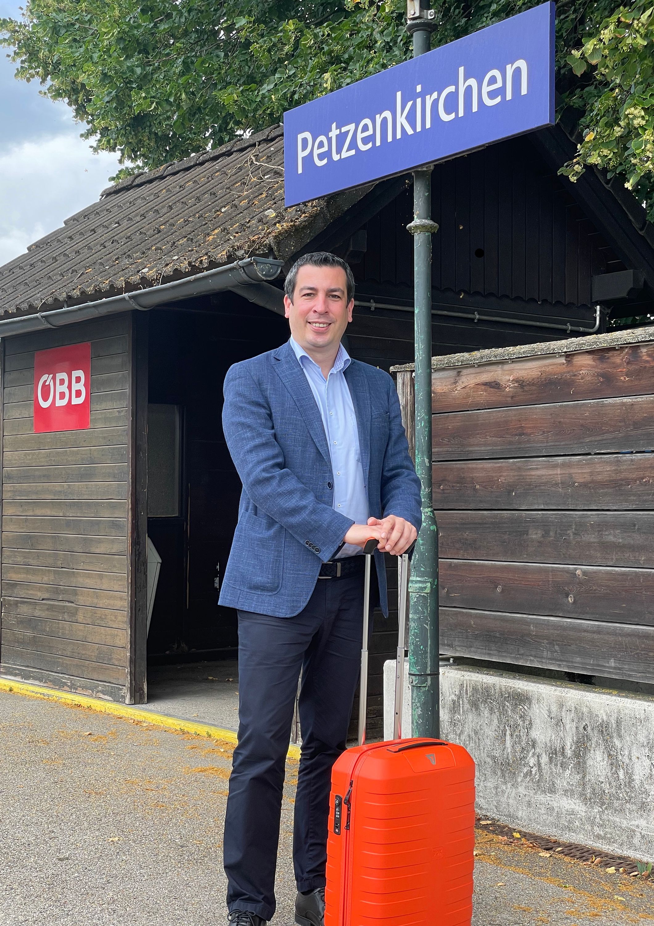 EU-Abgeordneter Günther Sidl fährt seit zwei Jahren seine Dienststrecke immer mit dem Zug.