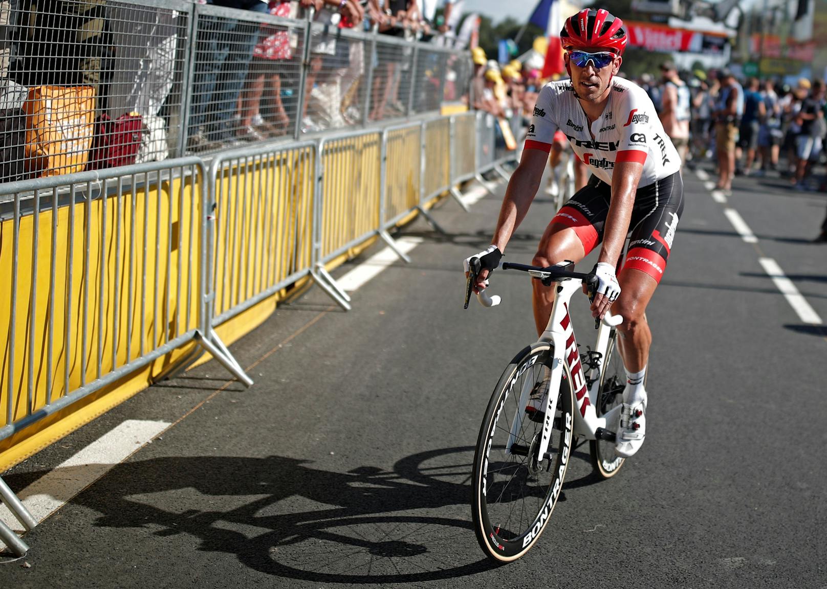 Koen de Kort 2018 auf der sechsten Etappe der Tour de France.
