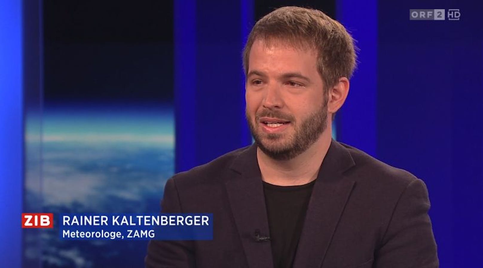 ZAMG-Experte Rainer Kaltenberger in der "Zeit im Bild 2"