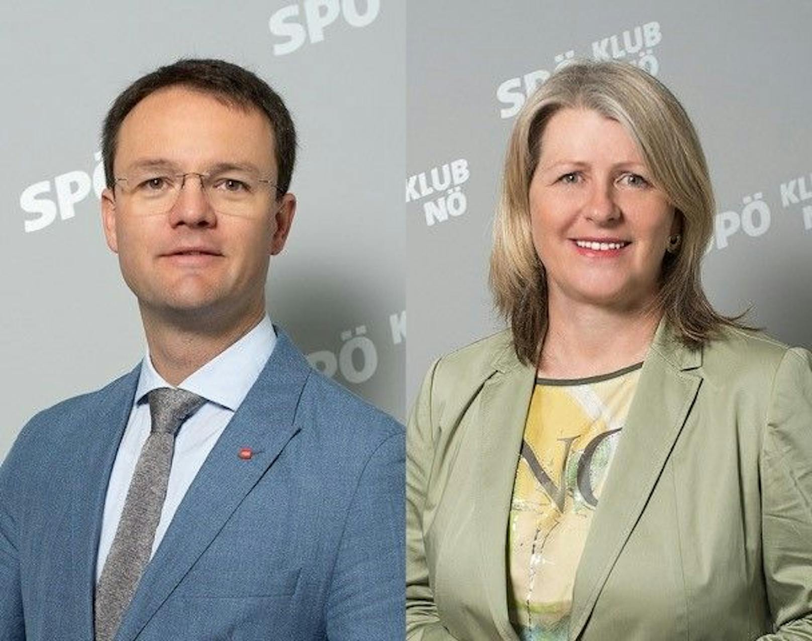 Landtagsabgeordneter René Pfister und Landtagsabgeordnete Karin Scheele (beide SP) hoffen auf Anstellung für pflegende Angehörige.