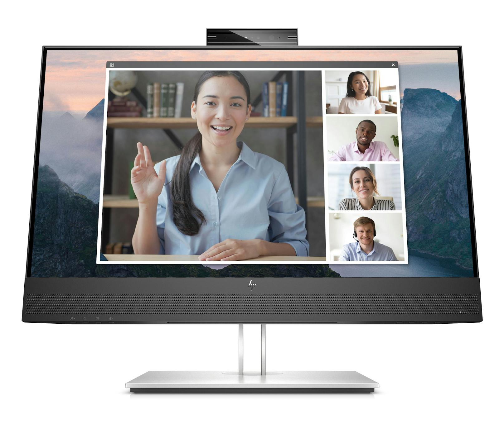 Der HP E24mv G4 FHD Conferencing Monitor ist der weltweit erste Zoom-zertifizierte Monitor.