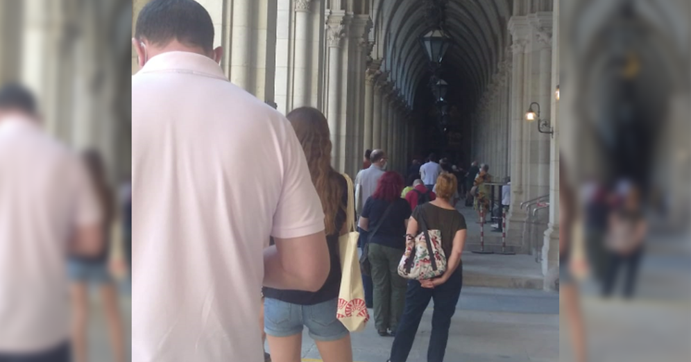 Großer Ansturm auf das Wiener Rathaus am Donnerstag